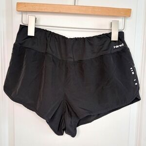 Hind H-Motion Running Shorts Women's Medium Black Zipper Pocket Reflective
